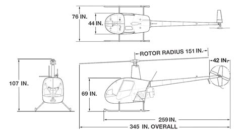 r22_beta_3-view-trans | Aerial Recon Ltd | Robinson Helicopter Dealer