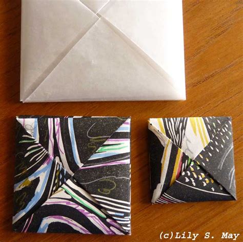 Mail Art Origami & Waxed Paper – Arts of May