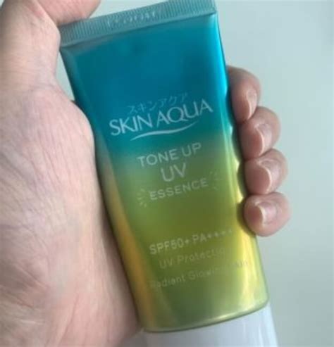 [Update] Cek Ingredients Skin Aqua Tone Up Essence Mint Green SPF 50 ...