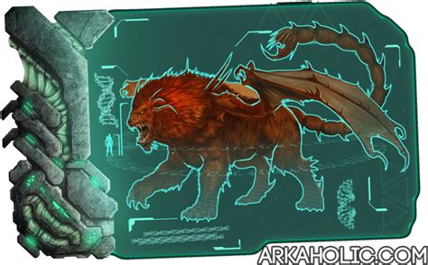 Download Manticore Dossier - Ark The Island Bosses PNG Image with No ...