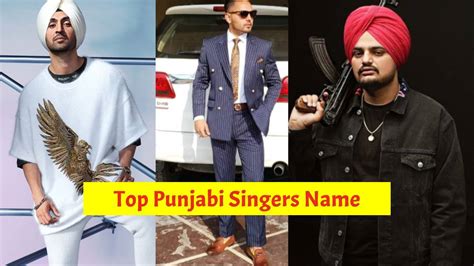 List and Name of Famous Punjabi Singers (2021)