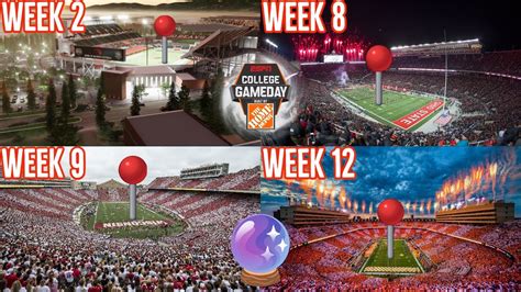 Predicting the Location of ESPN College GameDay Every Week in 2023 - YouTube