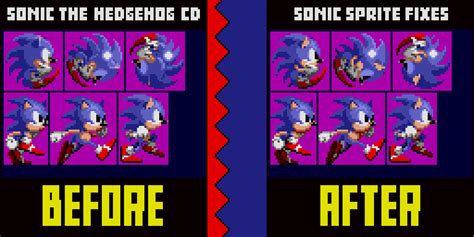 Sonic Sprite Fixes [Sonic CD (2011)] [Mods]