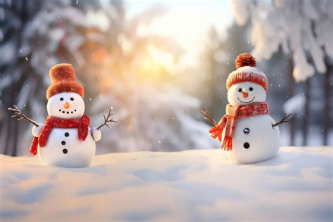 Snowman outdoors snowman christmas. | Premium Photo - rawpixel