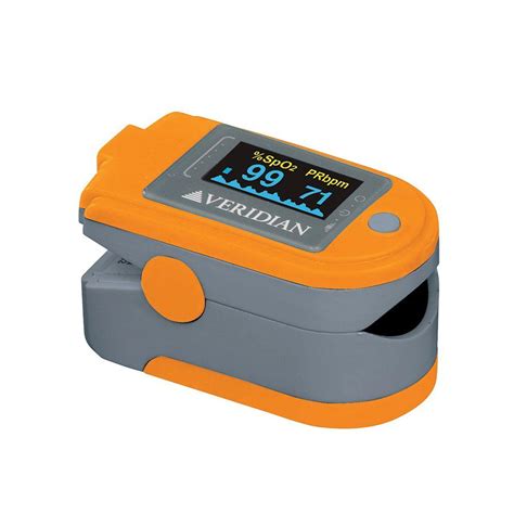 Veridian Healthcare Premium Pulse Oximeter Blood Oxygen Level Monitor-1150DP - The Home Depot