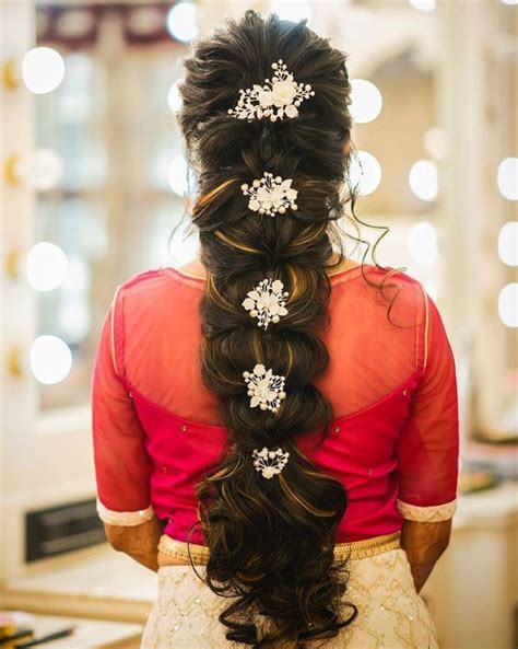 Top 100 + Bridal hairstyles for long hair in indian style ...