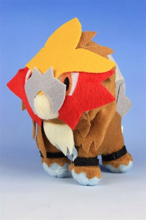 Entei Plush Doll Pokemon / Pocket Monster by PureTutuSecretGarden