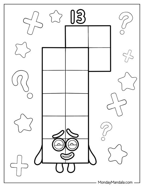 28 Numberblocks Coloring Pages (Free PDF Printables)