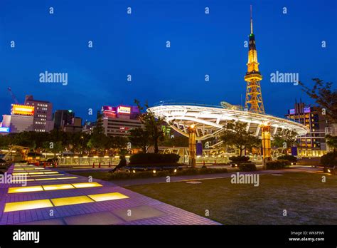 Nagoya city skyline with Nagoya Tower in Japan Stock Photo - Alamy