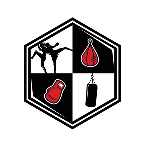 Kick Boxing and Martial arts Logo Vector 20712943 Vector Art at Vecteezy