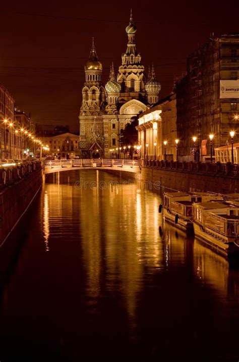 Night City Saint-Petersburg Stock Image - Image of europe, palace: 99326865