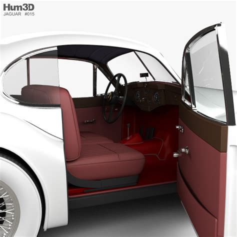 Jaguar XK 140 coupe with HQ interior 1954 3D model - Vehicles on Hum3D