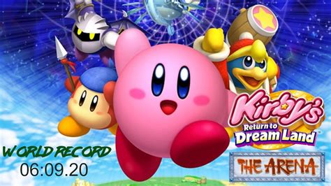 Kirby's Return To Dream Land - Arena Speedrun co-op (06:09.20) [2P/WR] - YouTube