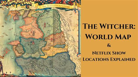 The witcher world map - knowledgerot