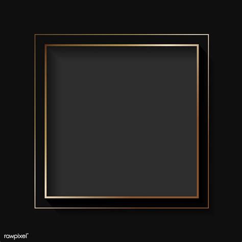 Download premium vector of Blank square black abstract frame vector 1209542 | Black abstract ...