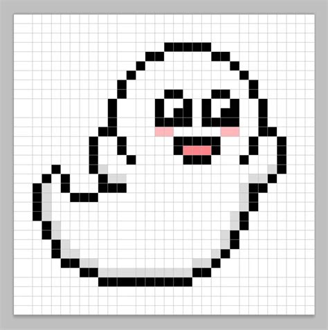 How to Make a Pixel Art Ghost - Mega Voxels