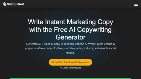 Simplified AI Writer and Alternatives - FutureToolsWeekly.io