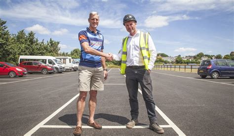 Topsham Rugby Club car park gets a makeover thanks to local property ...