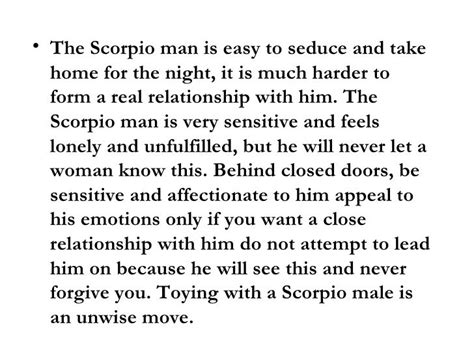 Scorpio Men in Love