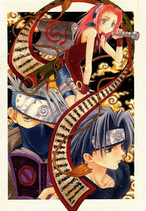 Sakura, Kakashi and Sasuke - Naruto Fan Art (7994649) - Fanpop