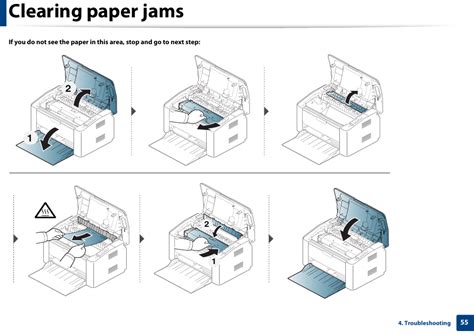 Clearing paper jams | Samsung SL-M2020W-XAA User Manual | Page 55 / 199