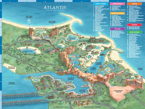 Map Bahamas Atlantis - Share Map