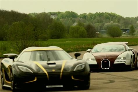 Bugatti and Koenigsegg in the Battle of Great vs. Slightly Greater [video]