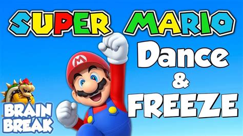 Mario Freeze Dance | Brain Break | Just Dance | Freeze dance, Mario, Brain breaks