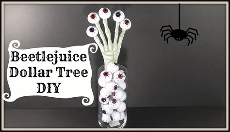 Beetlejuice Inspired Dollar Tree DIY | Easy Halloween Decor ...