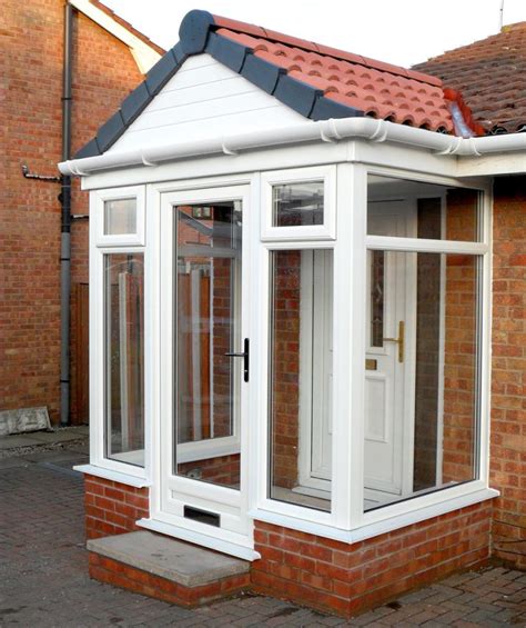 UPVC Porch | Pitched Solid Roof | St Helens Windows