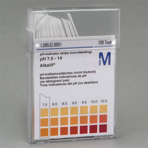 Universal pH Indicator Strips, Range 7.5-14, Pack of 100: Ph Test Strips: Amazon.com: Industrial ...