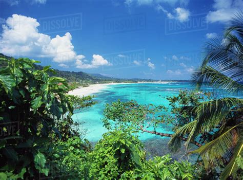 Long Bay Beach Parish Of Portland,Jamaica - Stock Photo - Dissolve