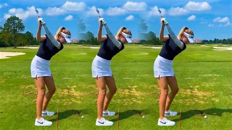 NELLY KORDA GOLF SWING - SLOW MOTION - YouTube