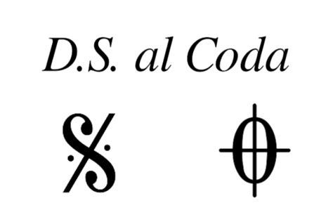 ds al coda definition - Music Reading Savant