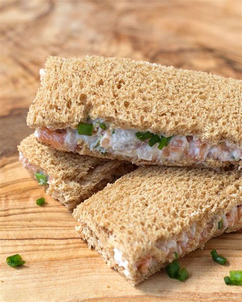 Smoked Salmon Tea Sandwich - Oh, How Civilized