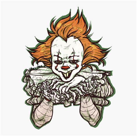 How To Draw Pennywise Deadlights The Clown 2017 Easy, HD Png Download , Transparent Png Image ...