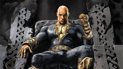 1920x1080 Resolution Dwayne Johnson Black Adam Digital Illustration ...