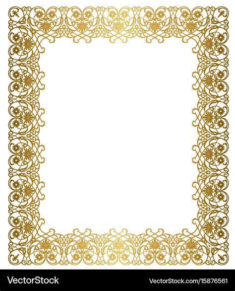 Elegant Gold Frame Background