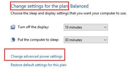 How to Change Advanced Power Plan for Windows 10/11