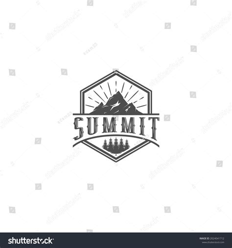 Summit Logo Design White Background Stock Vector (Royalty Free) 2024041712 | Shutterstock