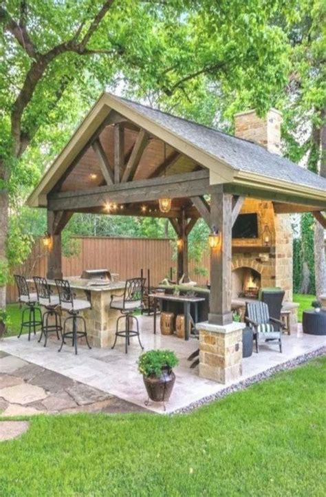 32 Best Backyard Pavilion Ideas-Covered Outdoor Structure Designs - Home Design Inspiration