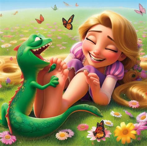 Rapunzel feet tickling (AI) by AmiRRaX on DeviantArt