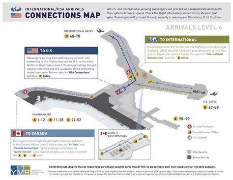 Vancouver Airport Map - Vancouver Airport Map