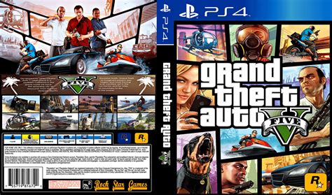 Replacement Case (NO GAME) GRAND THEFT AUTO V GTA V PlayStation PS4 Box ...