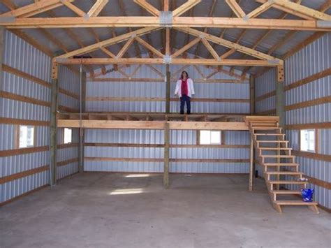 How to build a storage loft in a metal building - Builders Villa