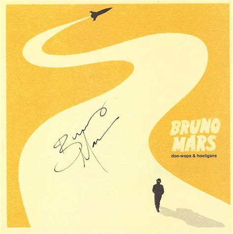 Bruno Mars Signed Doo-Wops & Hooligans Album