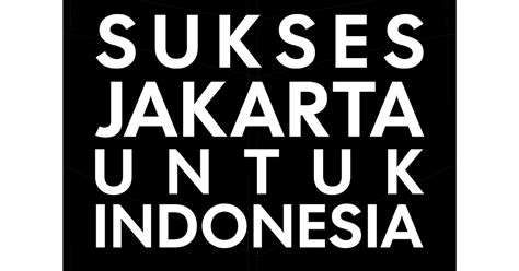 Sukses Jakarta untuk Indonesia Logo Vector Format (CDR, EPS, AI, SVG, PNG)