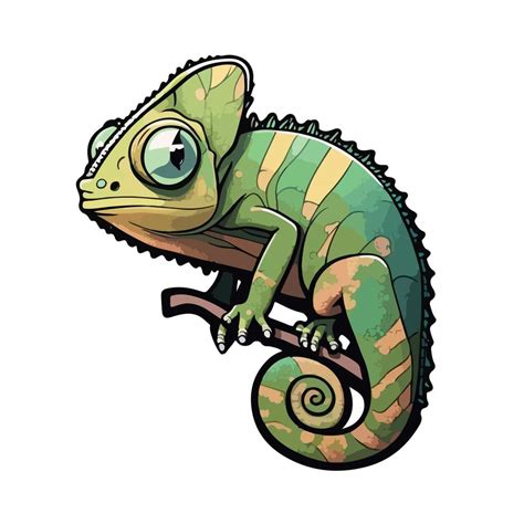 cute chameleon cartoon style 20901814 Vector Art at Vecteezy