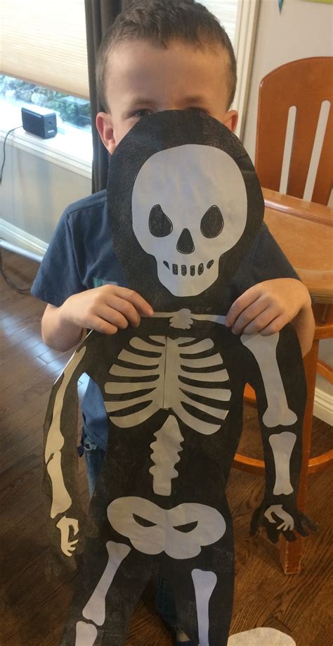 Halloween Skeleton Craft - Busy Bugs
