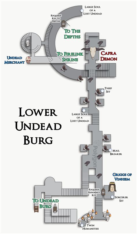 Dark Souls Remastered guide: Lower Undead Burg map - Polygon